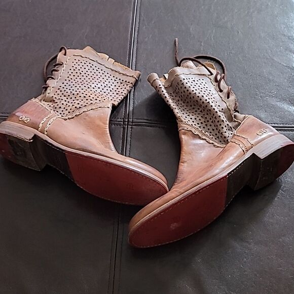 Bed Stu Tan Taupe Leather Cheshire Boots - Picture 3 of 11